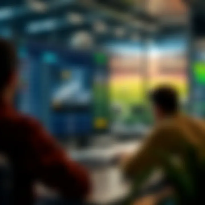 Smooth user experience in virtual betting User interface of a virtual betting platform